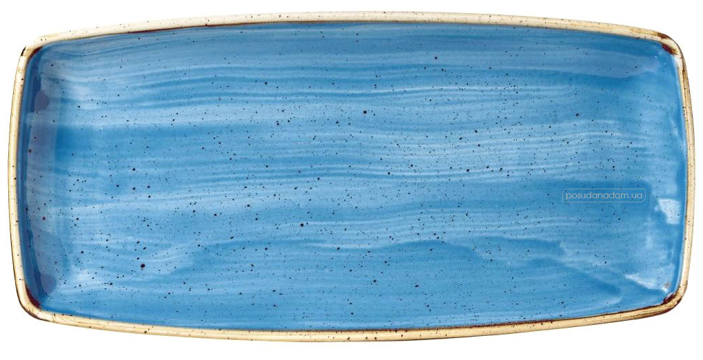 Тарелка обеденная Churchill SCFSOP111 Stonecast Cornflower Blue 15x29.5 см