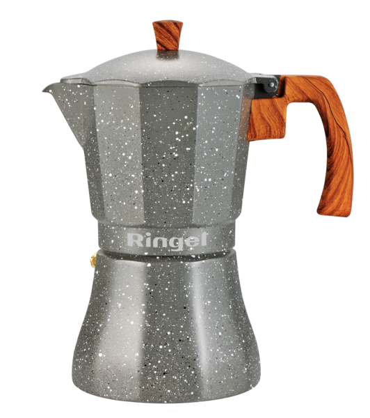 Гейзерна кавоварка Ringel RG-12104-3 Grey line 0.12 л