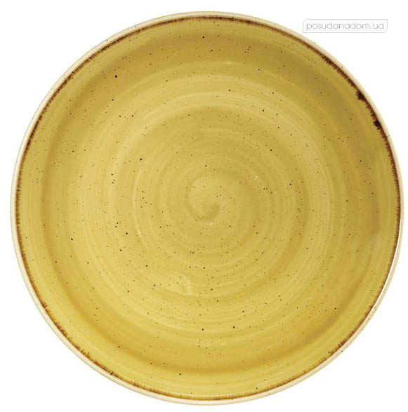 Тарелка обеденная Churchill SMSSEV101 Stonecast Mustard Seed Yellow 26 см