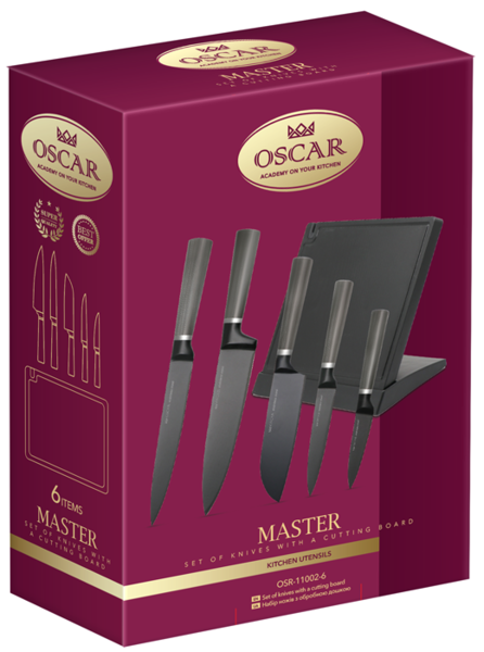 Набір ножів Oscar OSR-11002-6 Master, каталог