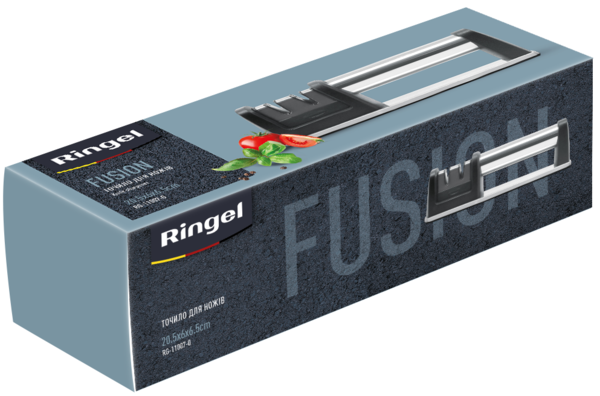 Точило для ножів Ringel RG-11007-0 Fusion 20.5x6x6.5 см, каталог