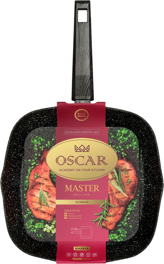 Сковорода Oscar OSR-8102-28 MASTER 28 см