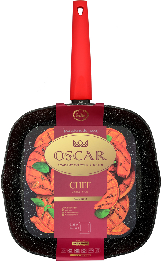 Сковорода Oscar OSR-8101-28 CHEF 28 см
