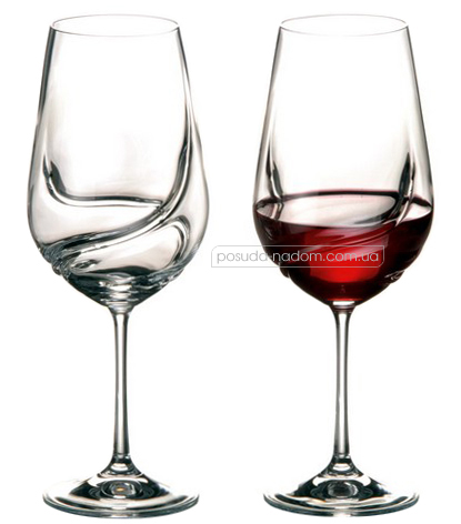 Набор бокалов для вина Bohemia 40774-550 Turbulence 550 мл