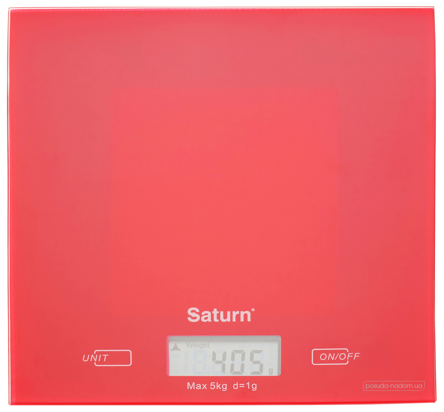 Весы кухонные Saturn ST-KS7810 red