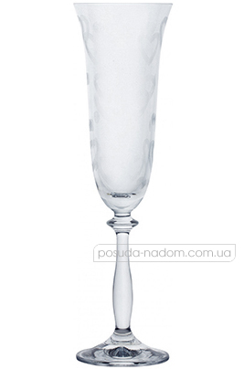 Набір бокалів для шампанського Bohemia 40600-285775-190-2 Angela GOLD 190 мл
