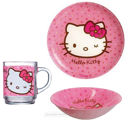 Детский набор Luminarc L2132 Disney Hello Kitty Swit Pink