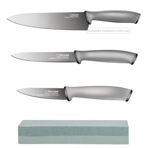 Набір ножів з точильним каменем Rondell RD-452 Kronel
