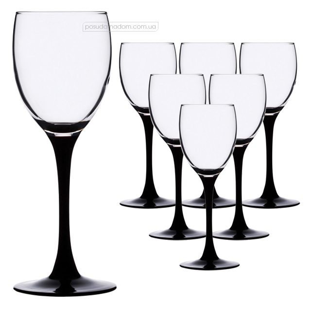 Набор бокалов для вина Luminarc H8169 Domino 250 мл