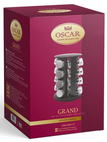 Набір спецівниць Oscar OSR-5007/17 Grand, недорого