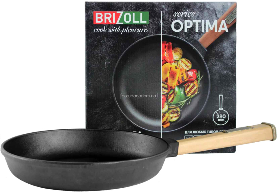 Сковорода brizoll O2840-P optima 28 см, каталог