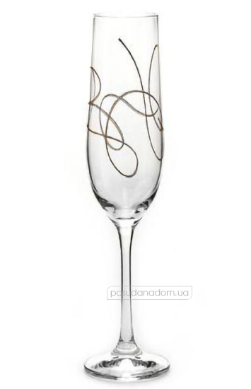 Набор бокалов для шампанского Bohemia 40729 CH009 190 String 190 мл