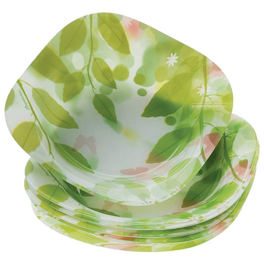 Тарелка суповая Pasabahce 10496 Butterflies 21.5 см