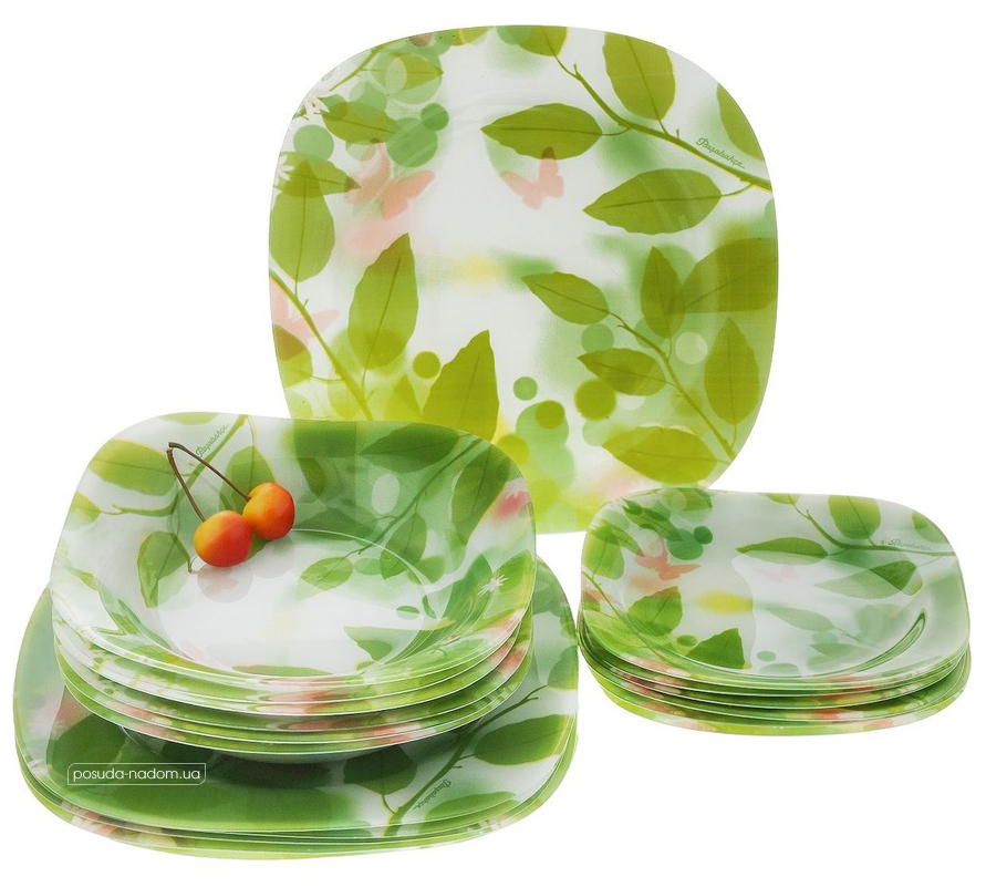 Тарелка суповая Pasabahce 10496 Butterflies 21.5 см