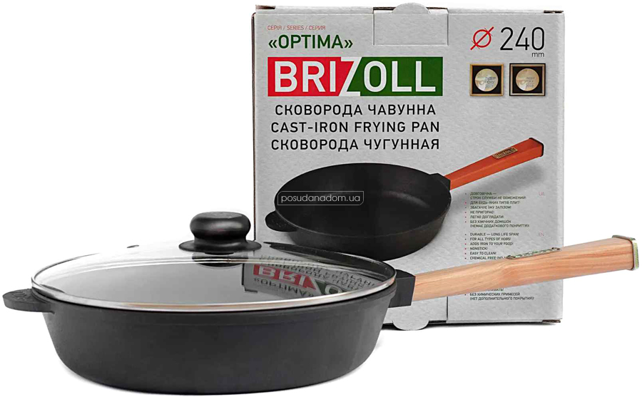 Сковорода brizoll O2460-P-C OPTIMA 24 см