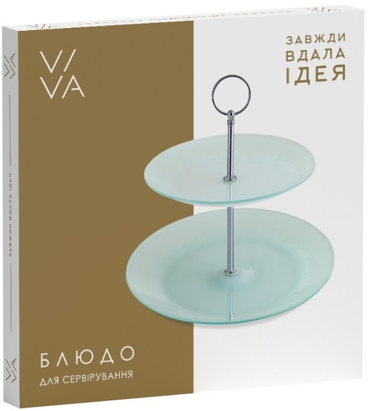 Блюдо Viva S3020T/M2-Silver Silver 20x25 см, каталог