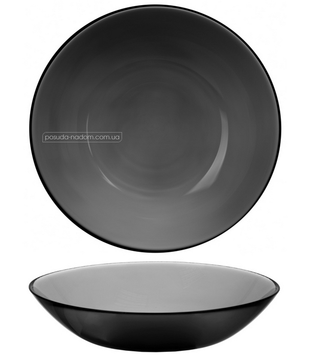 Тарілка супова Luminarc N4792 DIRECTOIRE GRAPHITE 21 см