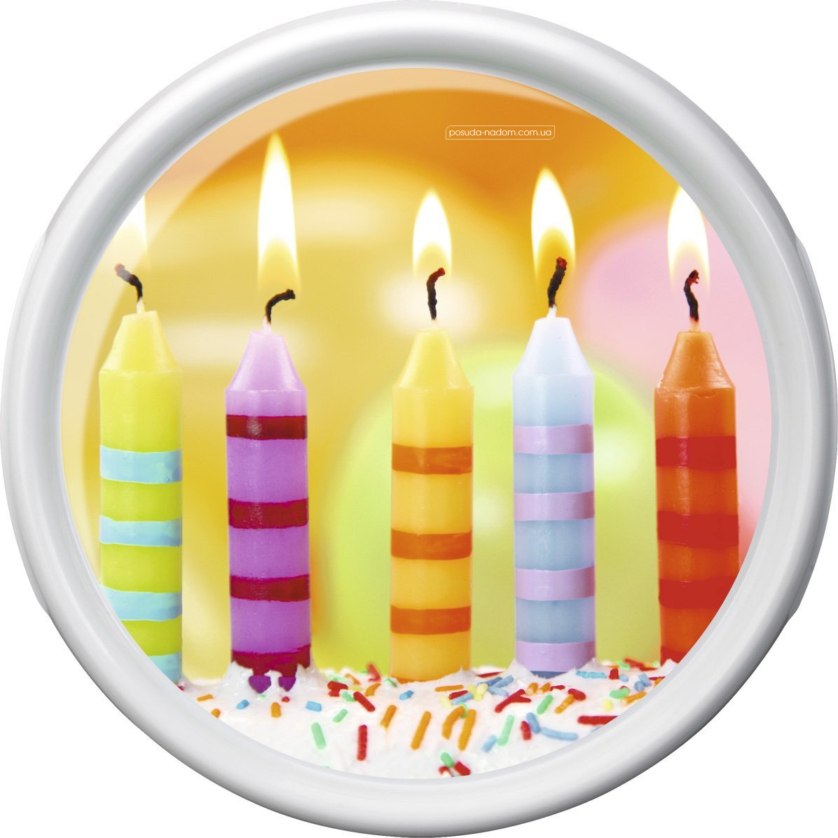 Кругла таця Emsa 512517 ROTATION Birthday candles