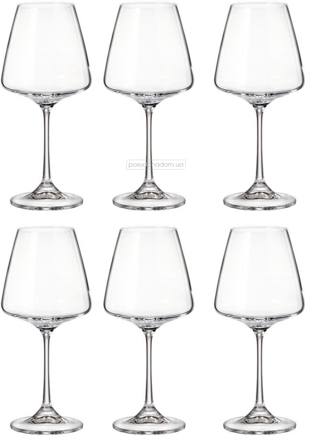 Набор бокалов для вина Bohemia 1SC69/00000/570 Corvus (Naomi) 570 мл