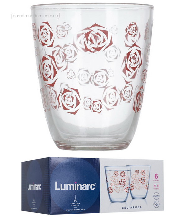 Набор стаканов Luminarc N1325 NEO BELIAROSA 310 мл