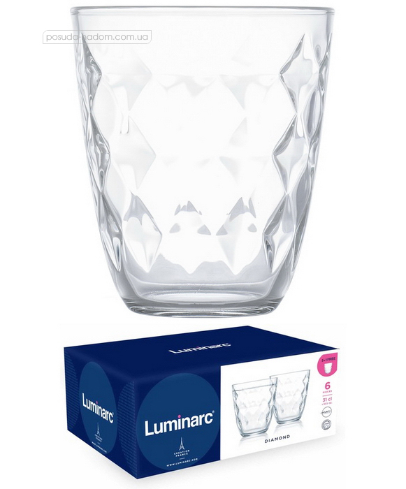 Набір склянок Luminarc N5699 NEO DIAMOND 310 мл