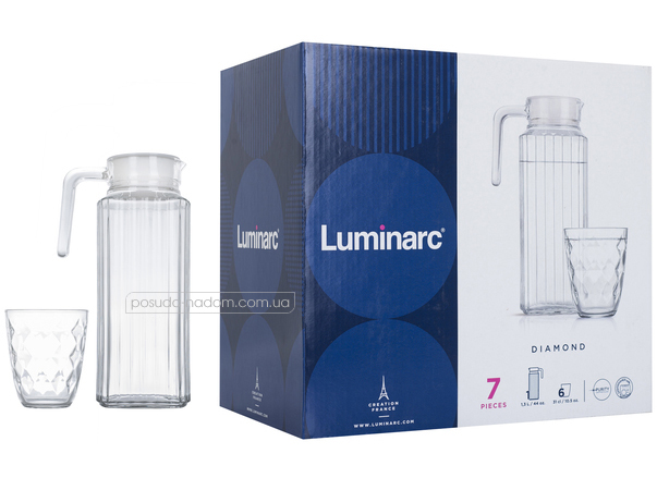 Комплект для напитков Luminarc N5702 NEO DIAMOND 1.3 л