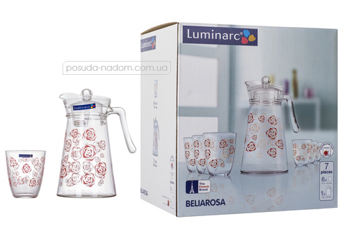 Комплект для напоїв Luminarc N0794 NEO BELIAROSA 1.3 л