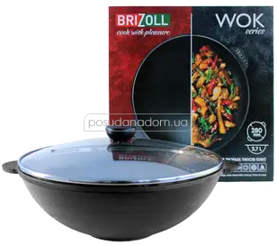 Сковорода WOK Brizoll W28-6 28 см