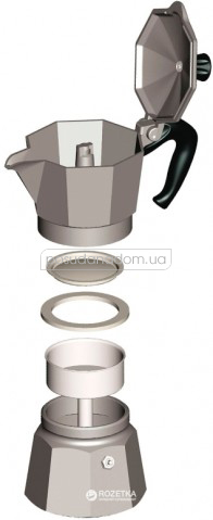 Гейзерная кофеварка bialetti 0001168 moka 0.1 л, каталог