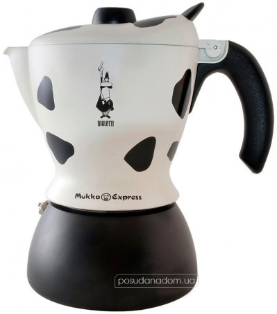 Гейзерная кофеварка bialetti 0003418 mukka cow expmr 0.1 л