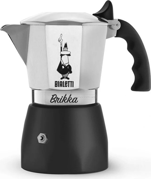 Гейзерная кофеварка bialetti 0007314 new brikka 0.2 л