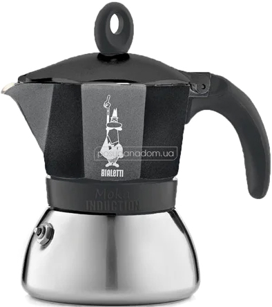 Гейзерна кавоварка bialetti 0006932 moka induction 0.1 л