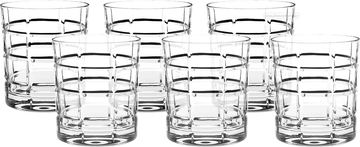 Набір склянок для віскі Bohemia 20309/11182/320 Timesquare 320 мл