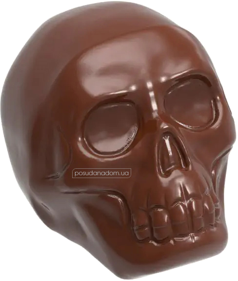 Форма для шоколада Череп Chocolate World 1666 CW