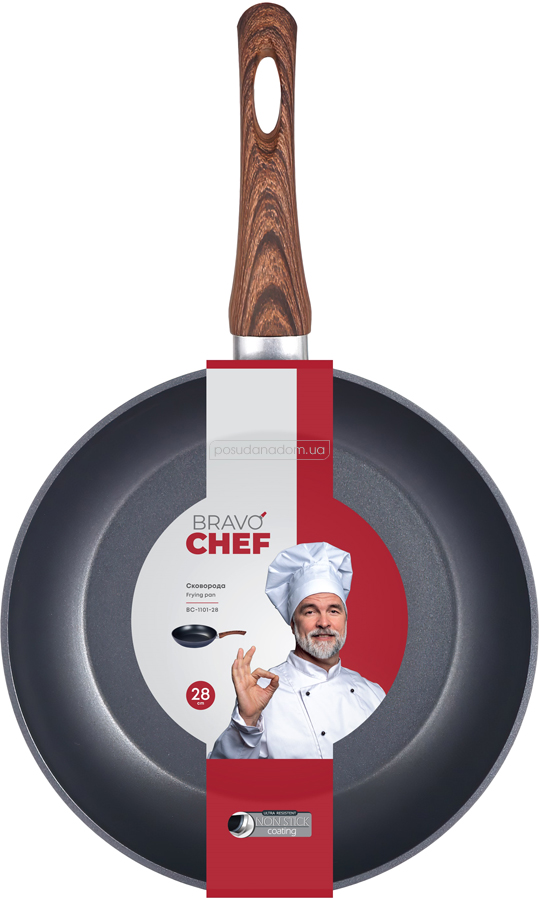Сковорода Bravo Chef BC-1101-28 28 см, цена