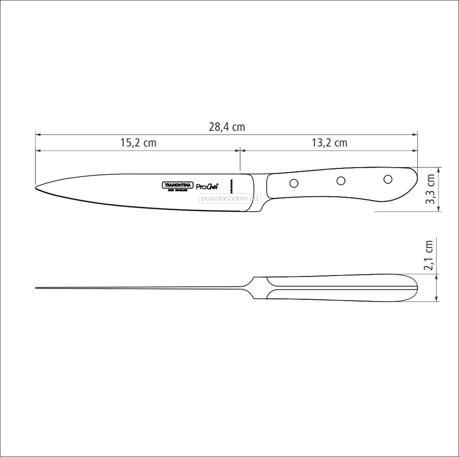 Ніж універсальний Tramontina 24160/006 PROCHEF 15.2 см, недорого