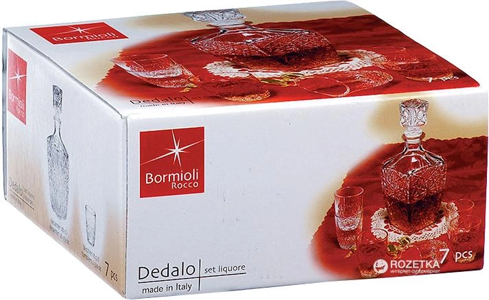 Набір для спиртного Bormioli Rocco 226060S1A021990 Dedalo 0.8 л, цвет