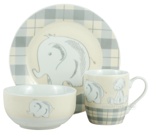 Набор посуды детской Limited Edition HYT17176 ELEPHANTS