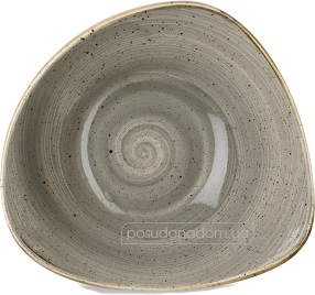 Тарелка суповая Churchill SPGSTRB91 Stonecast Peppercorn Grey 23.5 см