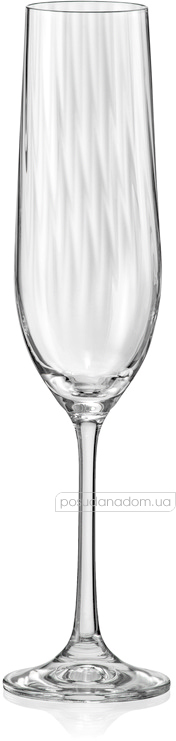 Набір бокалів для шампанського Bohemia b40729-opt22 Waterfall 190 мл