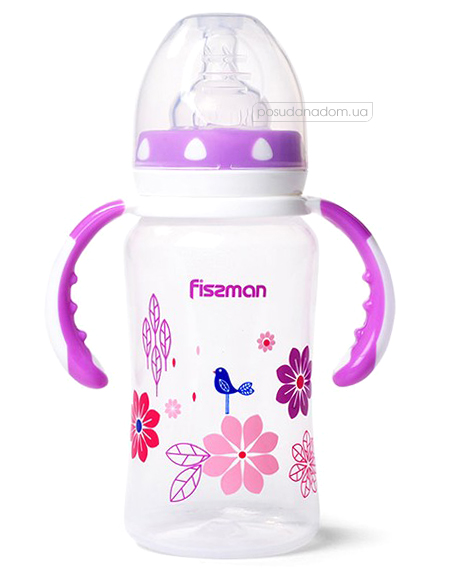 Пляшечка для годування з ручками Fissman 6898