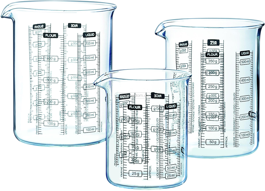 Мірний кухоль Pyrex LABBK25/7040 Kitcken lab, каталог