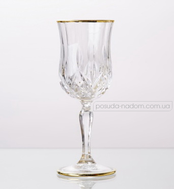 Набор бокалов для вина Barvi PN-15156 Opera Gold LUX 160 мл