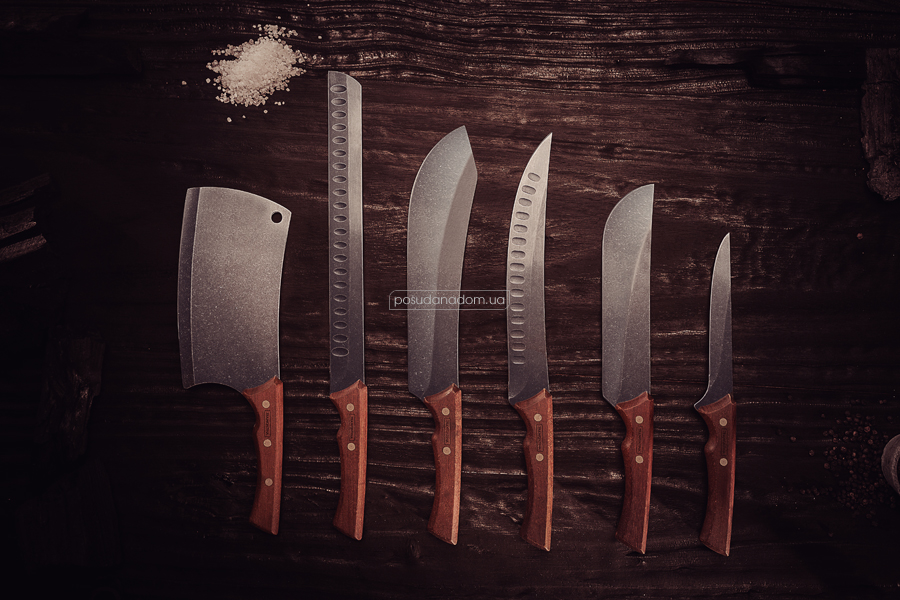 Нож для мяса Tramontina 22843/108 Churrasco Black 20.3 см акция