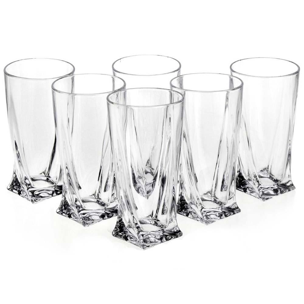 Набор высоких стаканов Bohemia 2K936-99A44 Quadro 350 мл, недорого