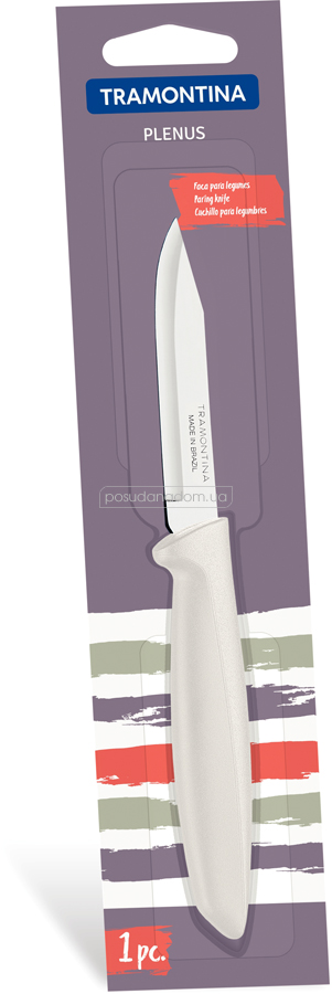 Нож для овощей Tramontina 23420/133 PLENUS 7.5 см, цвет