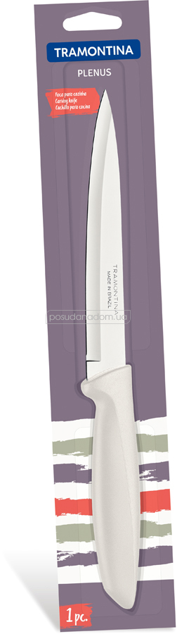 Нож разделочный Tramontina 23424/136 PLENUS 15.2 см, цвет