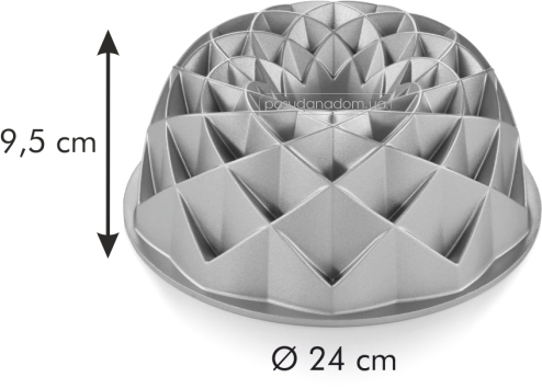 Форма для кексу висока Tescoma 623145 DELICIA ¤ 24 см, діамант, каталог