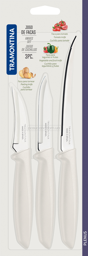 Набор ножей Tramontina 23498/312 PLENUS, каталог