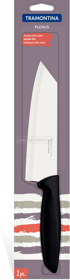 Нож поварской Tramontina 23443/106 PLENUS black 15.2 см, цвет